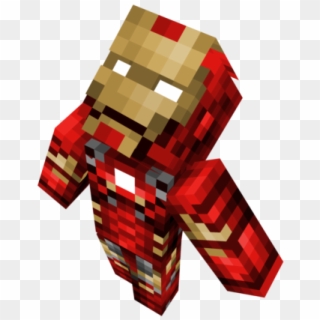 Iron Man Minecraft Skin Png, Transparent Png