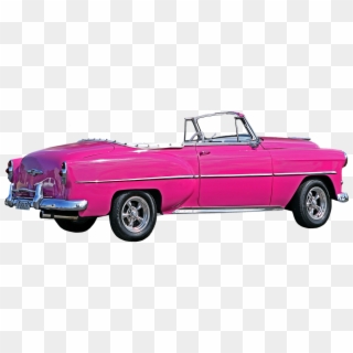 Cuba, Havana, Car, La Bella Americana, Almendron, Pink - Pink Car Transparent, HD Png Download