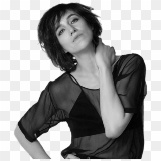 Charlotte Gainsbourg Black And White - Charlotte Gainsbourg, HD Png Download