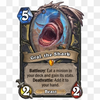 Hearthstone -graltheshark - Gral The Shark Hearthstone, HD Png Download