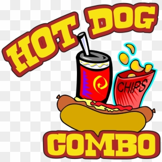 Chips And Soda Png - Hot Dog Combo, Transparent Png