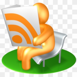 Orange Rss Reader Image - Reader Icon, HD Png Download