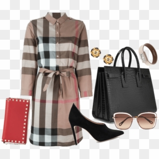 Burberry Work Style - Платье Burberry, HD Png Download