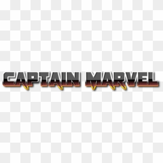 Captain Marvel Logo Big - Orange, HD Png Download