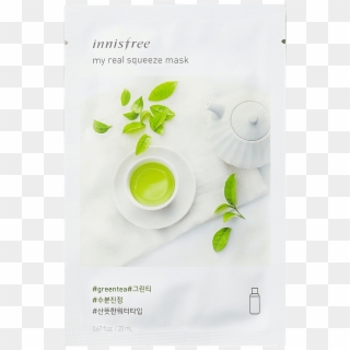 Innisfree My Real Squeeze Mask Green Tea, HD Png Download