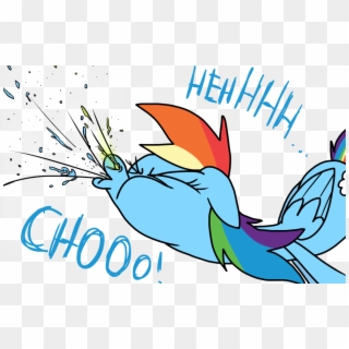 Eyes Closed, Female, Floppy Ears, Gross, Messy, Mucus, - Rainbow Dash Sneeze, HD Png Download