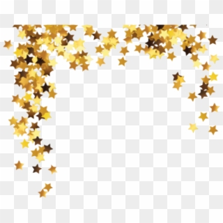 Sparkle Clipart Transparent Tumblr - Transparent Gold Stars Png, Png Download