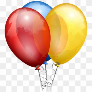 Birthday Party Decoration Color Balloon Png Image - Balloons Png, Transparent Png