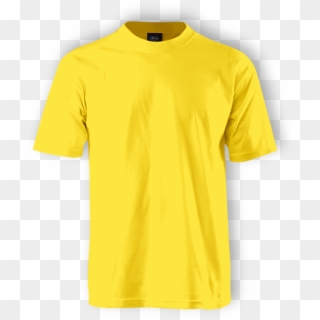 Yellow Shirt Png - Plain Yellow T Shirt Front And Back, Transparent Png