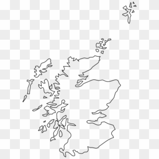 Scotland Blank Map Outline Of Geography - Map Of Scotland Template, HD Png Download