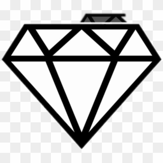 #diamond #png #stikers #popular - Diamond Silhouette Png, Transparent Png