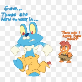 Http - //goronic - Tumblr - Froakie And Scrafty Edit - Cartoon, HD Png Download