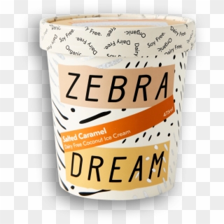 Salted Caramel - Zebra Icecream, HD Png Download