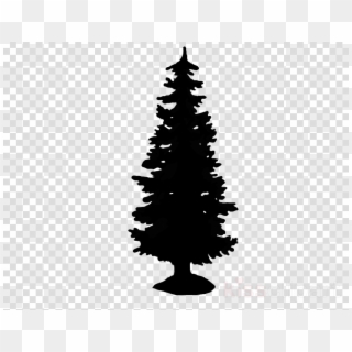 White Spruce Silhouette Clipart Fir Pine Christmas - Tori Vega From Victorious, HD Png Download