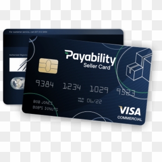 Payability Seller Card - Visa, HD Png Download