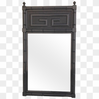Faux Bamboo Henry Link Bali-hai Greek Key Mirror On - Furniture, HD Png Download