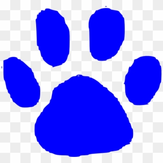 Blue Animal Footprint Logo, HD Png Download