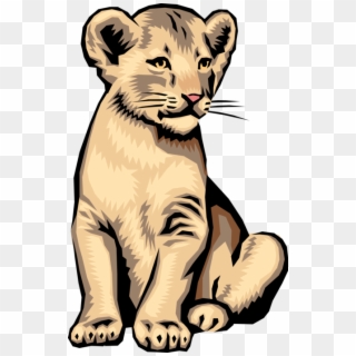 More In Same Style Group - Realistic Lion Cub Clip Art, HD Png Download