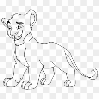 And Cub Drawing - Line Art, HD Png Download