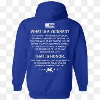 Image 309px What Is A Veteran That Is Honor T Shirts,, HD Png Download