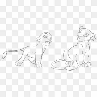 King Cubs F - Lion King Drawings Cubs, HD Png Download