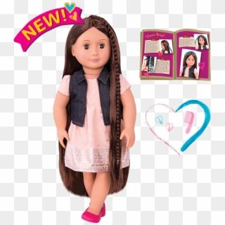 Bd31204 New Kaelyn Hair Play Doll All Components - Doll, HD Png Download