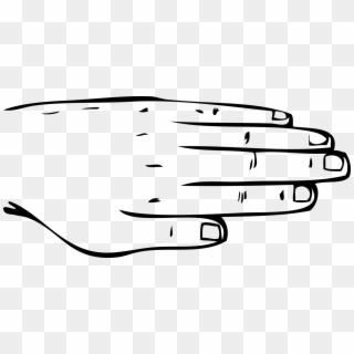 Human Body Human Back Hand Nail Computer Icons - Back Of Hand Outline, HD Png Download