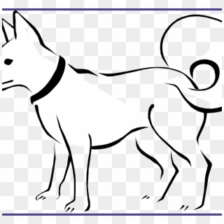 Download Bone Clipart Coloring Page And Use In - Domestic Animals Drawing Easy, HD Png Download