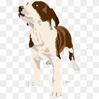 Dog Realistic Clipart Png - Brown White Dog Clip Art, Transparent Png