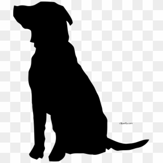 Black Dog Clipart Png - Dog Silhouette, Transparent Png