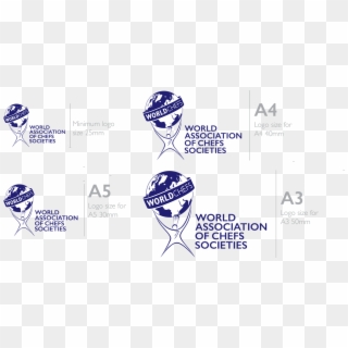 3 Logo Sizing - World Association Of Chefs' Societies, HD Png Download