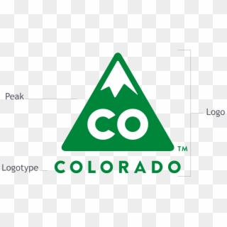 The Peak Logo Consists Of Two Elements That Should - Colorado, HD Png Download