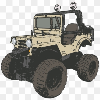 Four-wheeler Automotive Old Car Outdoors Jeep - Old Four Wheelers, HD Png Download
