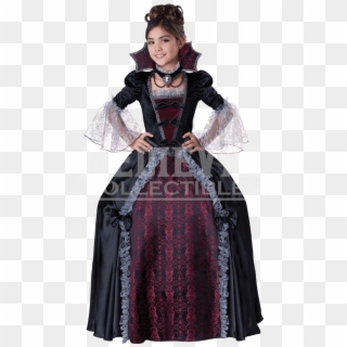 Vampiress Of Versailles Girl's Costume - Deguisement Halloween Gifi 2018, HD Png Download