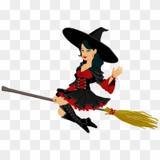 Wiccan Clipart Halloween - Witch Clipart Free, HD Png Download