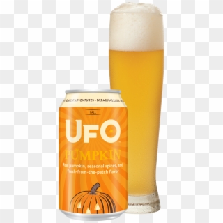 Ufo Pumpkin 12oz Can And Glass, Pdf - Wheat Beer, HD Png Download