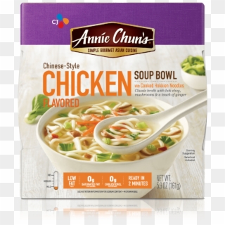 Chinese-style Chicken Flavored Soup Bowl - Annie Chun's Soup Bowl, HD Png Download