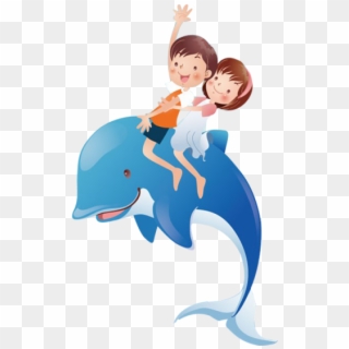 Freeuse Download Kid Whales Cartoon Png And For Free - 快乐 暑假, Transparent Png