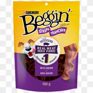 Beggin Dog Treat Strips Bacon - Beggin' Strips, HD Png Download