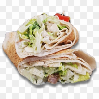 Chicken Caesar Wrap - Sandwich Wrap, HD Png Download