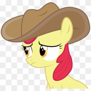 Vector Cowboy Background - Pony Wearing Cowboy Hat, HD Png Download