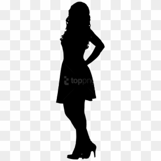 Free Png Woman Silhouette Png - Woman Black Silhouette Png, Transparent Png