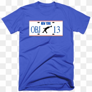 Obj The Catch New York License Plate Tshirt Odell Beckham - Bad Bunny T Shirts, HD Png Download