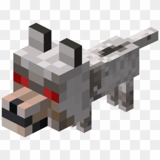 Baby Angry Wolf - Minecraft Wolf Png, Transparent Png