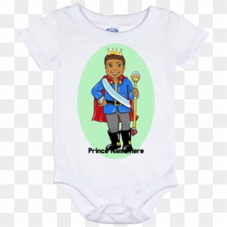 Baby Onesie 12 Month Prince Bakari African American - Cartoon, HD Png Download