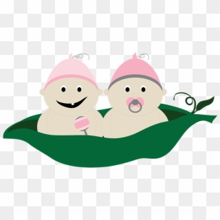 Pea Pod Png Transparent Images Pluspng Two Ⓒ - Baby Peas In A Pod Png, Png Download