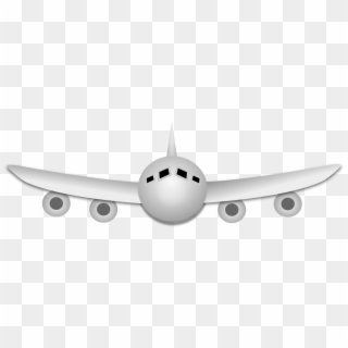 Download Similars - Airplane Front View Clipart, HD Png Download