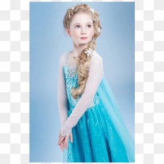 Fotos De Vestido Infantil Elsa Frozen - Frozen Dress For Girls, HD Png Download