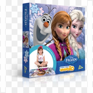 Quebra-cabeça 120 Peças Frozen Grandão - Toyster Quebra Cabeça 120 Peças Grandão Frozen, HD Png Download