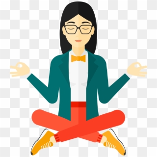 Woman Relaxing And Stress-free - Illustrations Woman Asian, HD Png Download